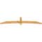 Ekena Millwork Bellingham Rough Sawn Timber Gable Bracket, Western Red Cedar, 96"W x 20"H x 4"D x 4"F, 5/12 Pitch GBW096X20X0404BEL00RWR - alternate 4